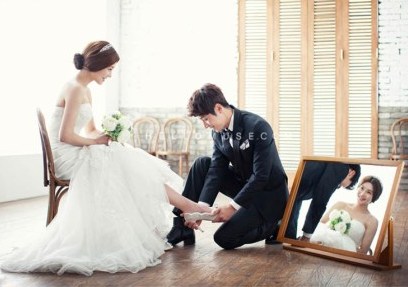 prewedding ala korea indoor seluet