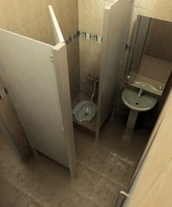 Desain Kamar Mandi Minimalis closet wc duduk