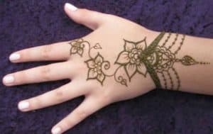 motif henna untuk anak kecil